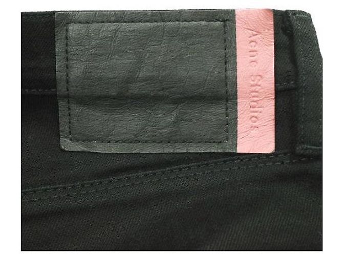 Jeans in cotone Acne Studios Bla Konst Nero - vista 7