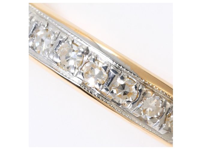 Autre Marque 18K Goldring mit Diamant Golden - Ansicht 2