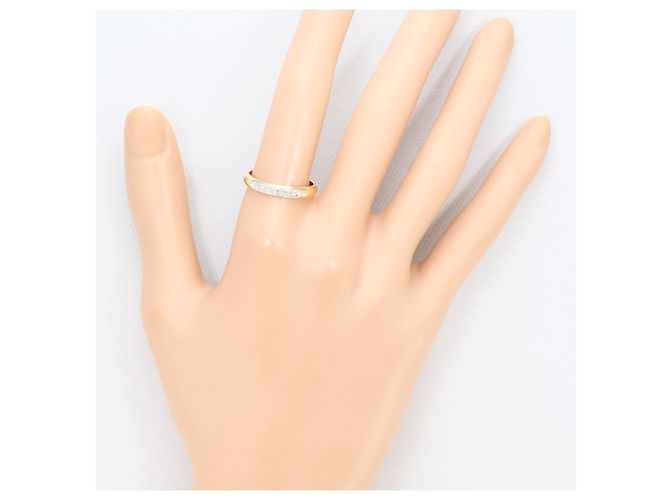 Autre Marque 18K Goldring mit Diamant Golden - Ansicht 6