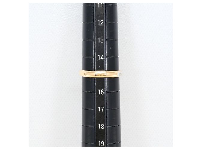 Autre Marque 18K Goldring mit Diamant Golden - Ansicht 7