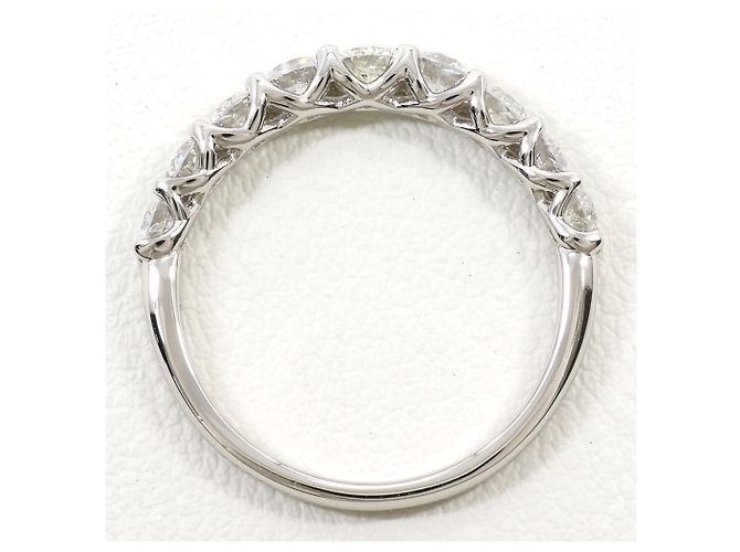 Autre Marque PT900 Platinring mit Diamant - Ansicht 3
