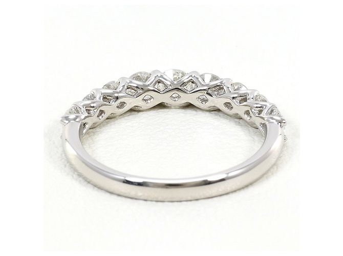 Autre Marque PT900 Platinring mit Diamant - Ansicht 4