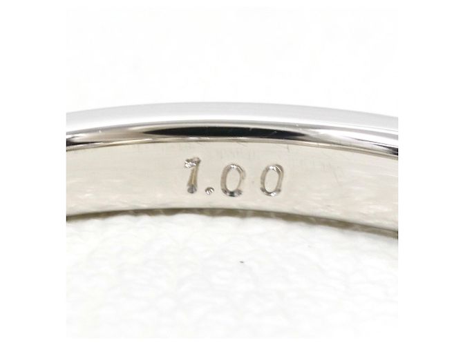 Autre Marque PT900 Platinring mit Diamant - Ansicht 6