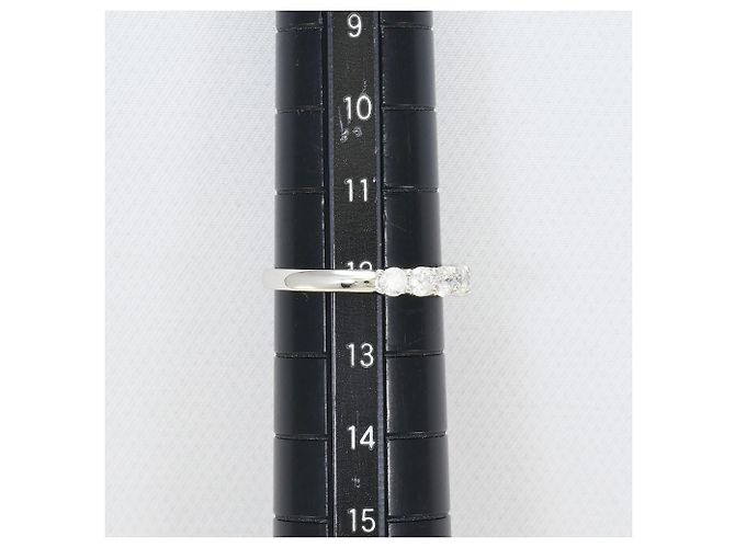 Autre Marque PT900 Platinring mit Diamant - Ansicht 8