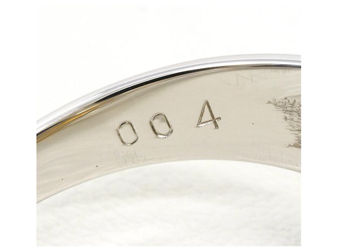Autre Marque Platin- und Gelbgold-Ring mit Diamant Golden - Ansicht 6