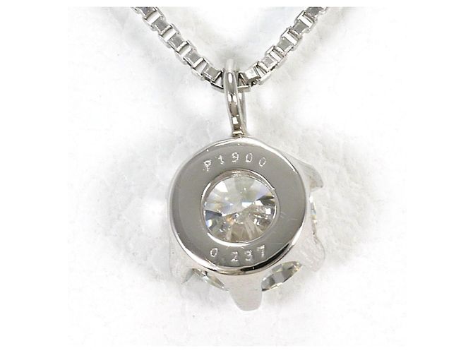 Autre Marque PT900 Platin-Halskette mit VVS1 Diamant - Ansicht 3