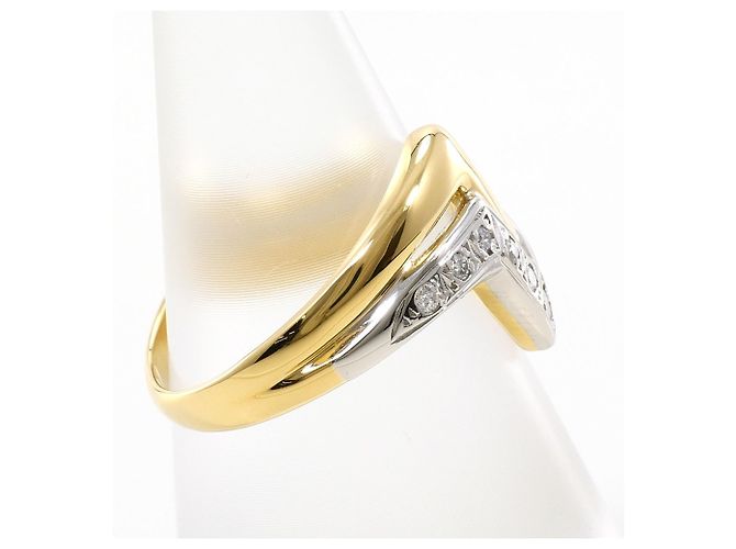 Autre Marque PT850 Platin- und 18K Gelbgold-Ring Golden - Ansicht 3