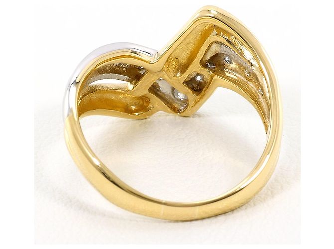 Autre Marque PT850 Platin- und 18K Gelbgold-Ring Golden - Ansicht 4