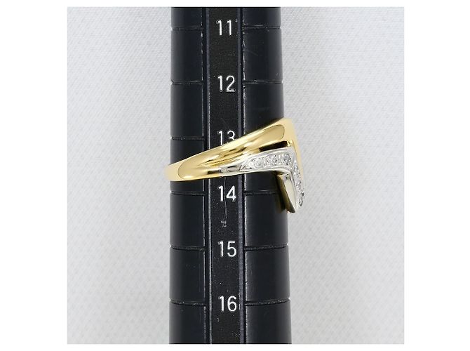 Autre Marque PT850 Platin- und 18K Gelbgold-Ring Golden - Ansicht 8