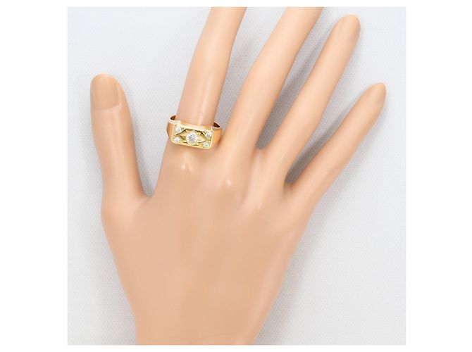 Autre Marque 18K Gelbgold Diamantring Golden - Ansicht 7