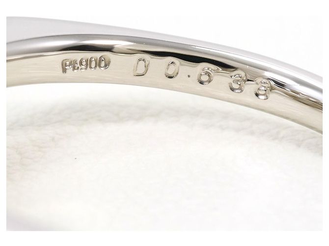Autre Marque Platin-Ring mit gelbem Diamanten - Ansicht 5