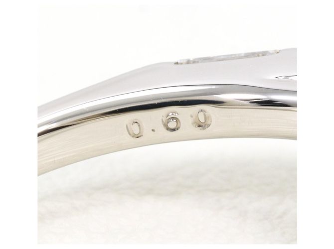Autre Marque Platin-Ring mit gelbem Diamanten - Ansicht 6