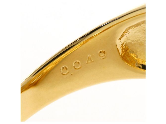 Autre Marque PT900 Platin- und 18K Gelbgold-Ring mit Diamant Golden - Ansicht 6