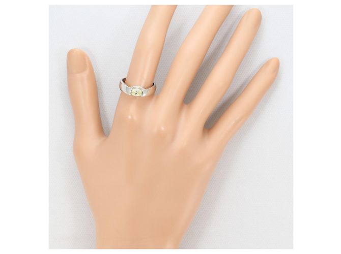 Autre Marque Platin-Ring mit gelbem Diamanten - Ansicht 7