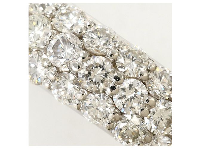 Autre Marque PT900 Platinring mit Diamant - Ansicht 2