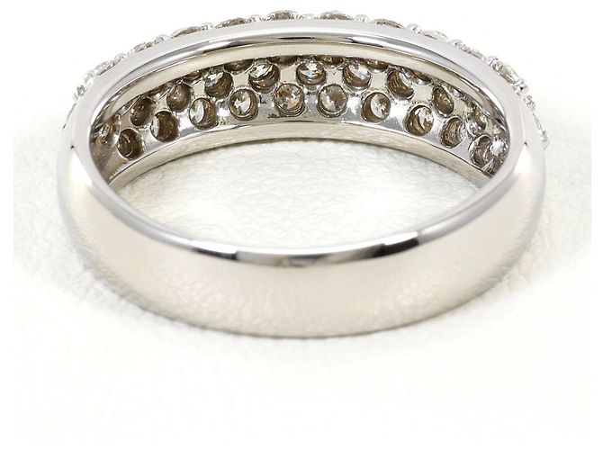 Autre Marque PT900 Platinring mit Diamant - Ansicht 4