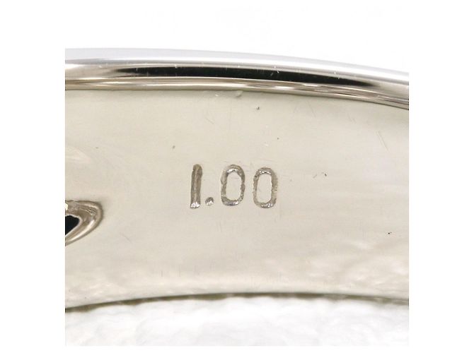 Autre Marque PT900 Platinring mit Diamant - Ansicht 6