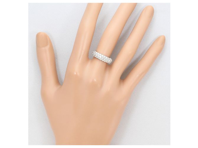 Autre Marque PT900 Platinring mit Diamant - Ansicht 7