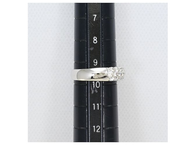 Autre Marque PT900 Platinring mit Diamant - Ansicht 8