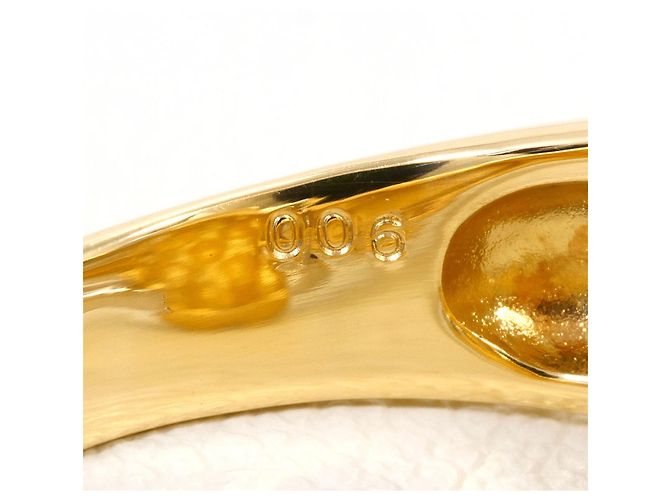 Autre Marque Anello a fascia in platino e oro giallo 18K D'oro - vista 6