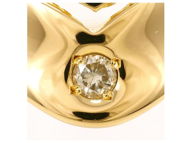 Autre Marque 18K Gelbgold-Ring mit Diamant Golden - Ansicht 2