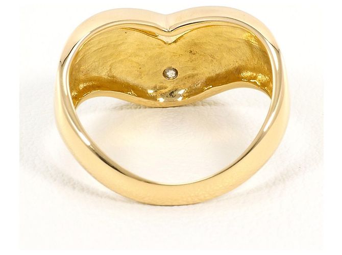 Autre Marque 18K Gelbgold-Ring mit Diamant Golden - Ansicht 4