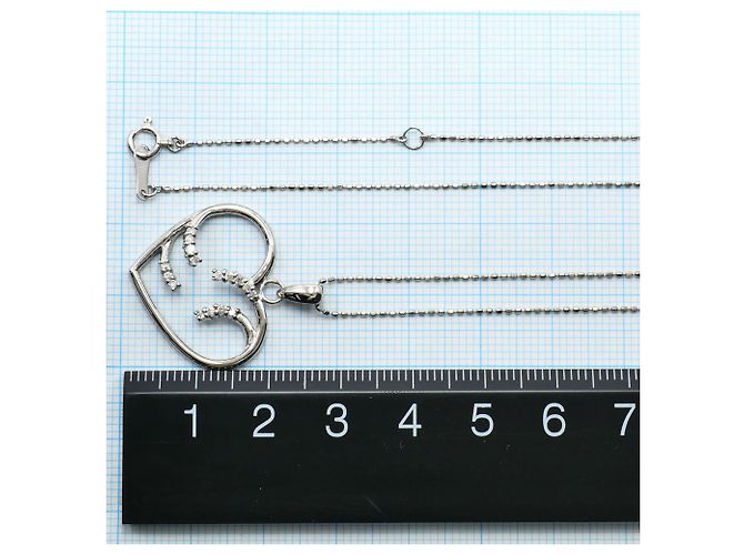 Autre Marque 18K Weißgoldkette mit Diamant Golden - Ansicht 5