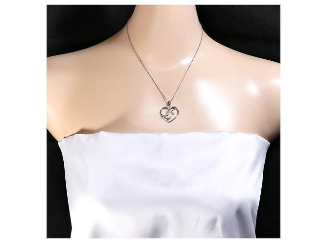 Autre Marque 18K Weißgoldkette mit Diamant Golden - Ansicht 6
