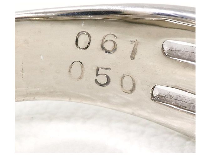 Autre Marque 18K Weißgold-Ring mit Diamant Golden - Ansicht 6