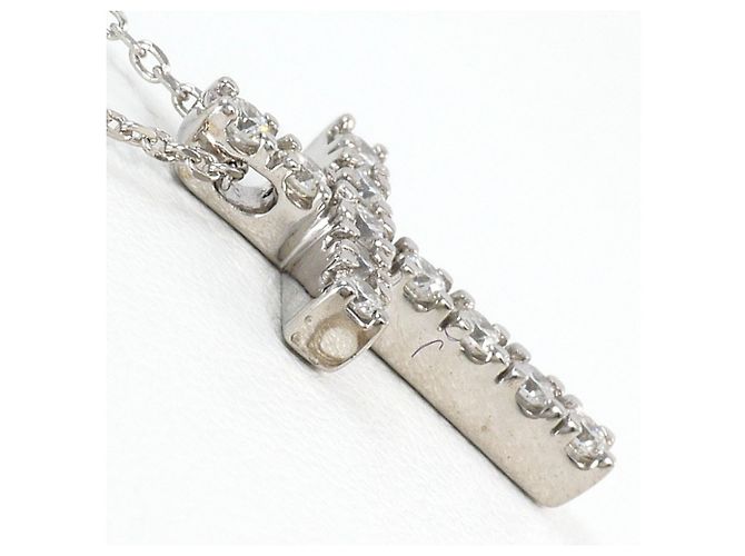Autre Marque 18K Weißgoldkette mit Diamant Golden - Ansicht 2