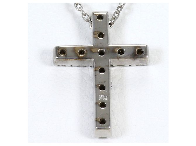 Autre Marque 18K Weißgoldkette mit Diamant Golden - Ansicht 3
