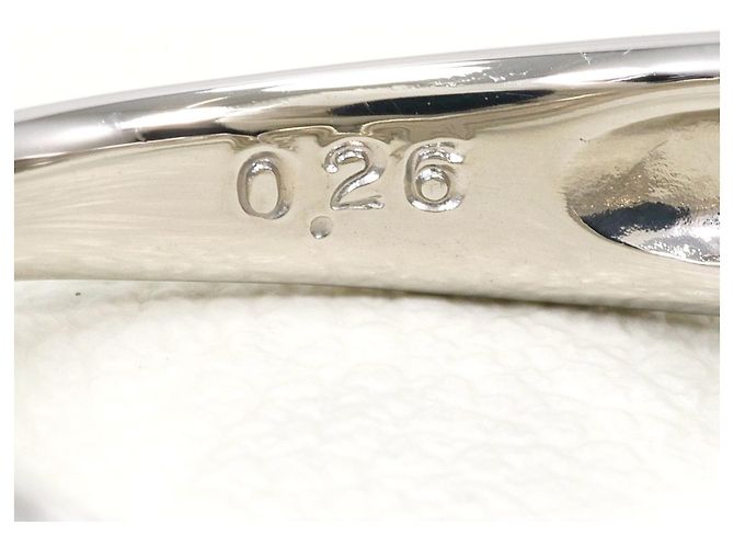 Autre Marque PT1000 Platinring mit Diamant - Ansicht 6