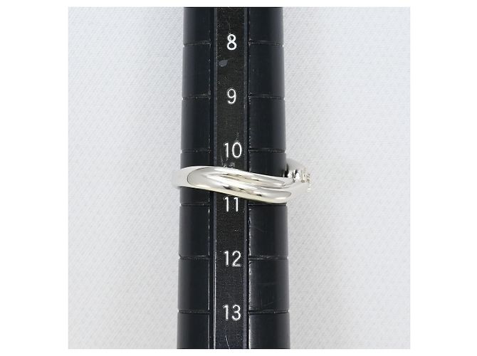 Autre Marque PT1000 Platinring mit Diamant - Ansicht 8