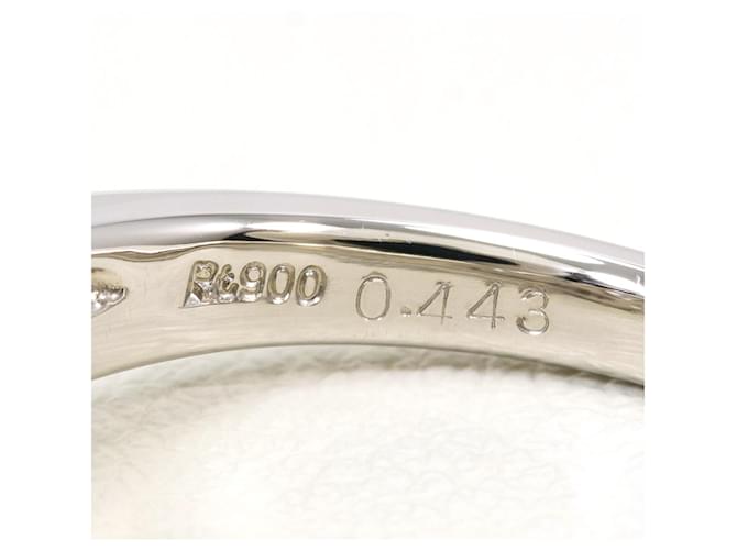 Autre Marque Platinring mit Diamant - Ansicht 5