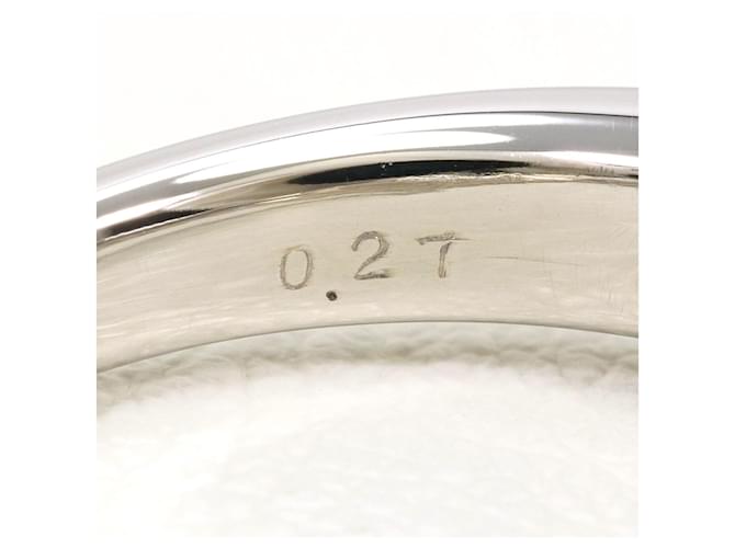 Autre Marque Platinring mit Diamant - Ansicht 7