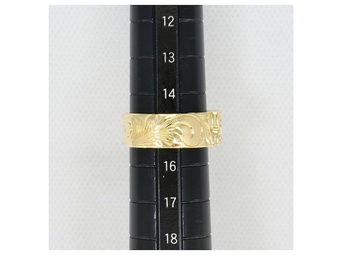 Autre Marque 14K Gelbgold-Ring mit Diamant Golden - Ansicht 7