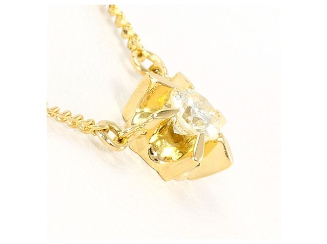 Autre Marque Collana con pendente in oro giallo 18K e diamanti D'oro - vista 2