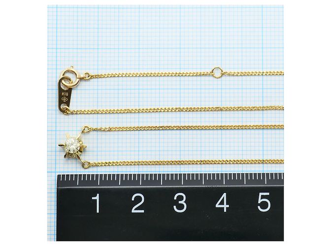 Autre Marque Collana con pendente in oro giallo 18K e diamanti D'oro - vista 4