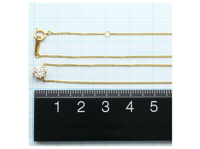 Autre Marque Collana in oro giallo 18K con diamante D'oro - vista 5