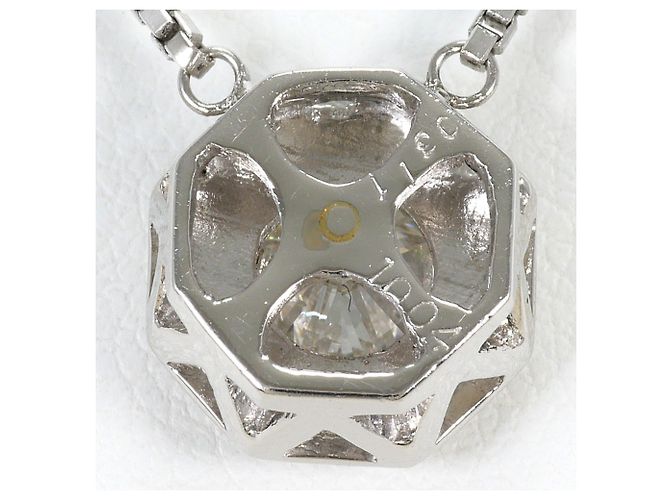 Autre Marque PT850 Platin-Halskette mit Diamant - Ansicht 3