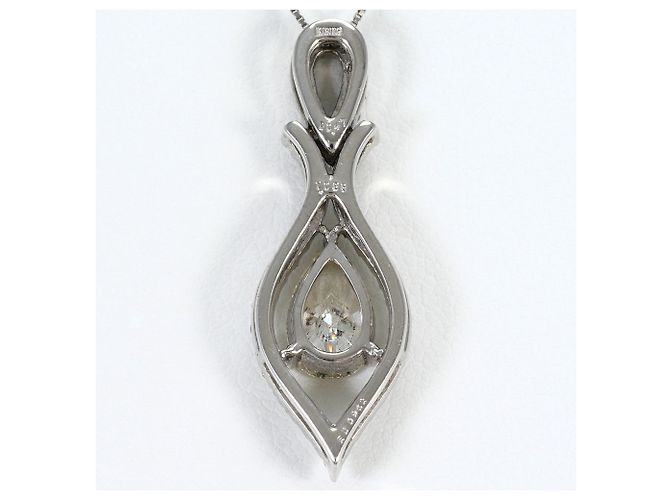 Autre Marque Collana in oro bianco 18K con diamante giallo D'oro - vista 3