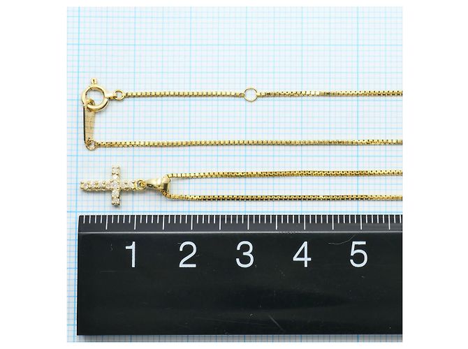 Autre Marque Collana in oro giallo 18K con diamante D'oro - vista 4