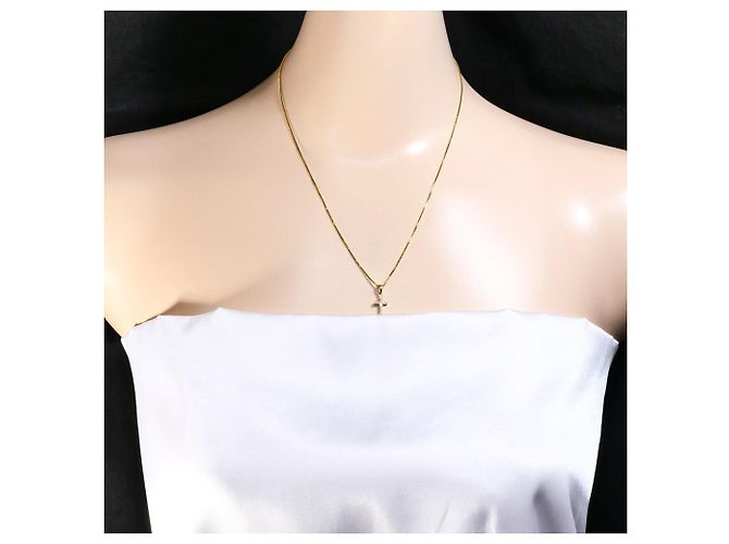 Autre Marque Collana in oro giallo 18K con diamante D'oro - vista 5