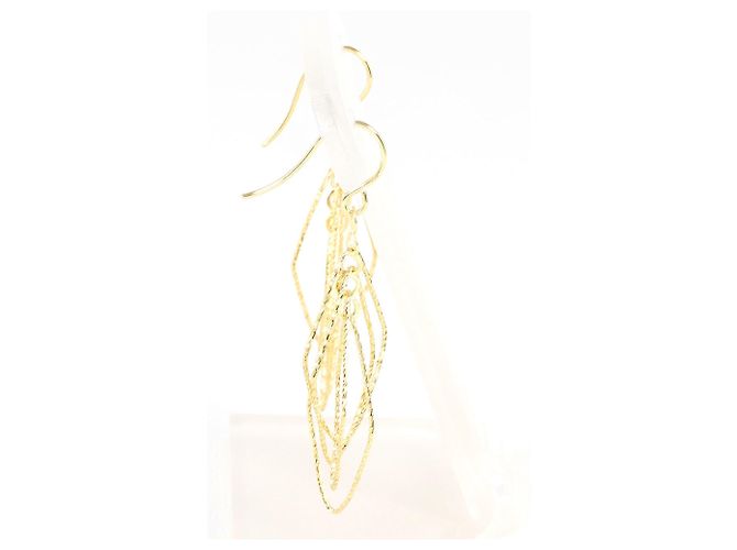 Autre Marque Orecchini pendenti in oro giallo 18K D'oro - vista 2