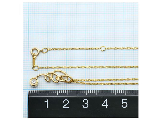 Autre Marque Collana in oro giallo 18K con diamante D'oro - vista 4