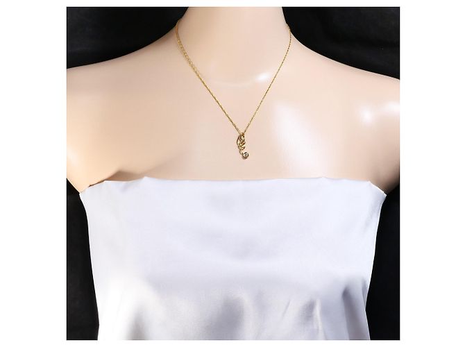 Autre Marque Collana in oro giallo 18K con diamante D'oro - vista 5
