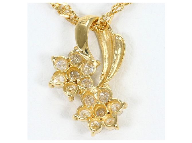 Autre Marque Collana in oro giallo 18K con diamante D'oro - vista 3
