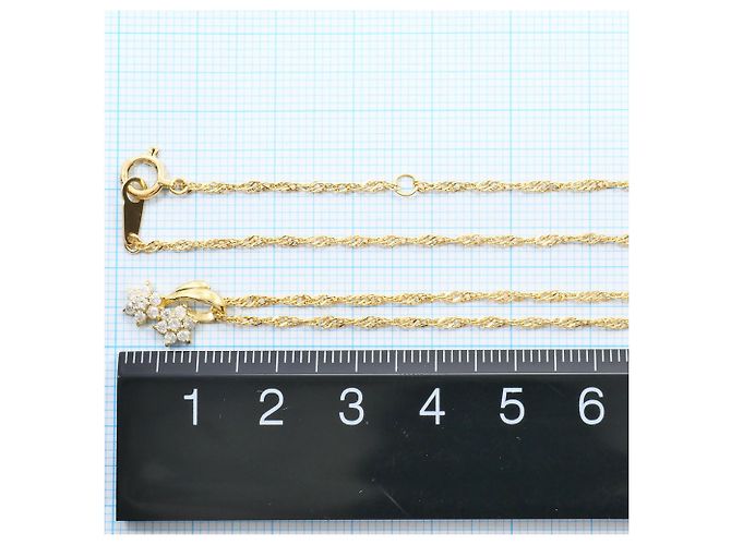 Autre Marque Collana in oro giallo 18K con diamante D'oro - vista 4