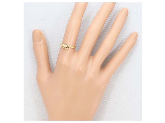 Autre Marque 18K Gelbgold-Ring mit Diamant Golden - Ansicht 6