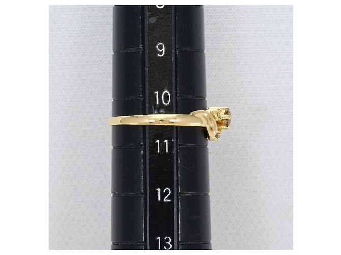 Autre Marque 18K Gelbgold-Ring mit Diamant Golden - Ansicht 7